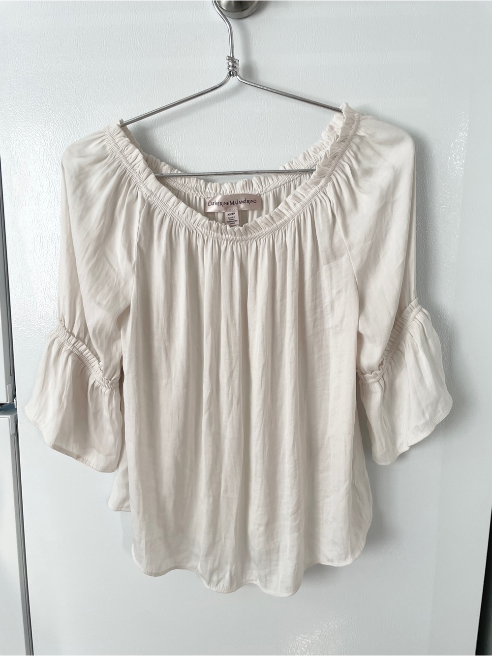 Catherine Malandrino Cream Blouse